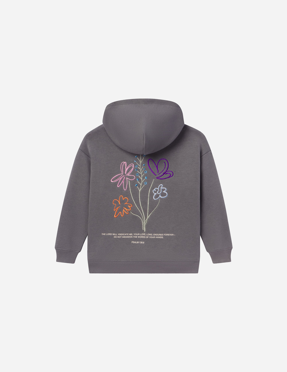 Elevated Faith God's Still Working Kids Hoodie — product on model