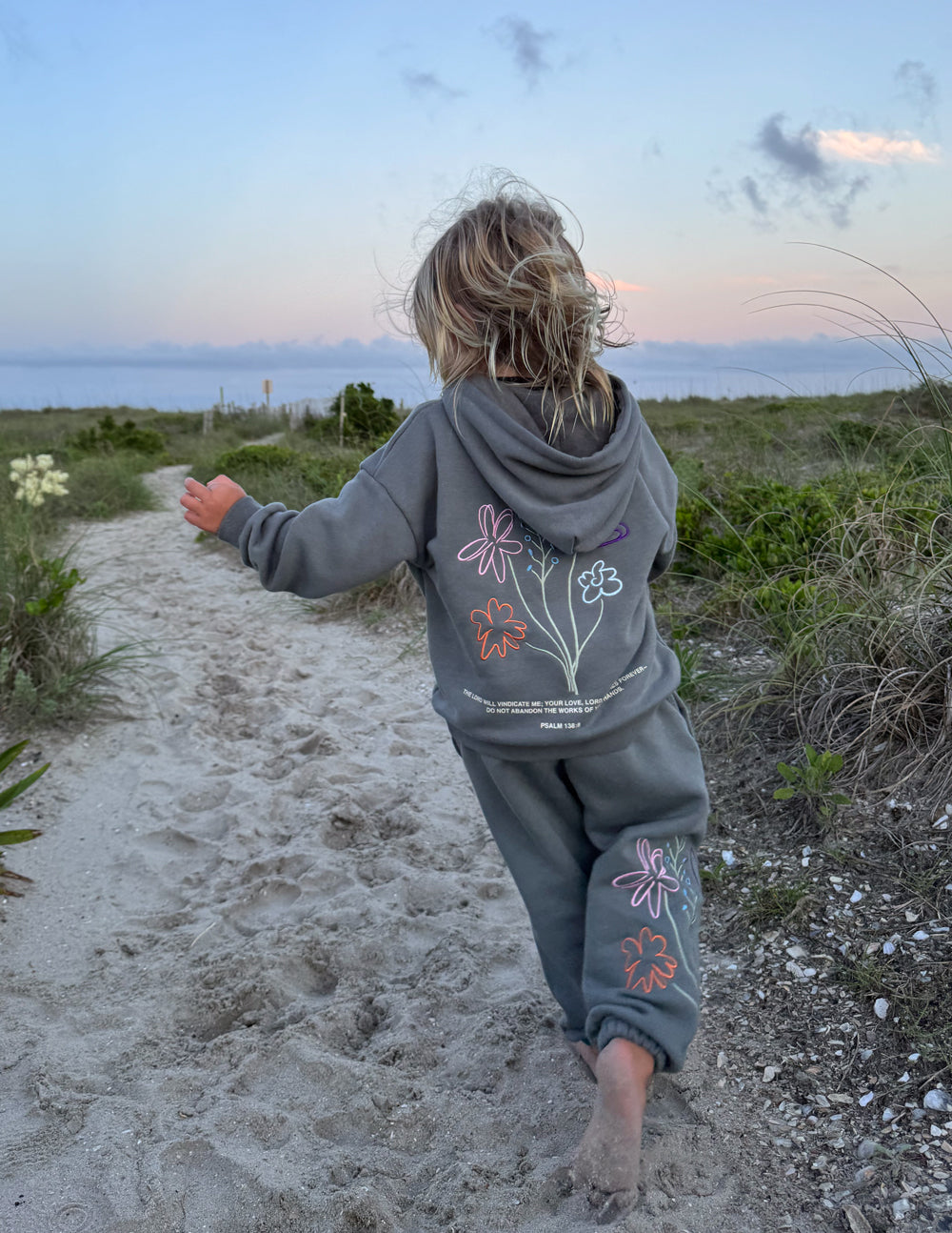Elevated Faith God's Still Working Kids Hoodie — alternative angle