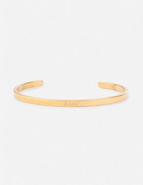 Gold Highs and Lows Cuff Bracelet