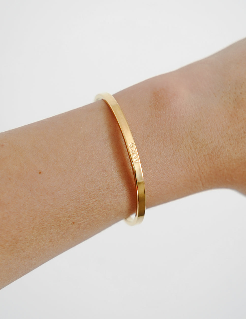 Elevated Faith Gold Highs and Lows Cuff Bracelet — lifestyle worn / used context
