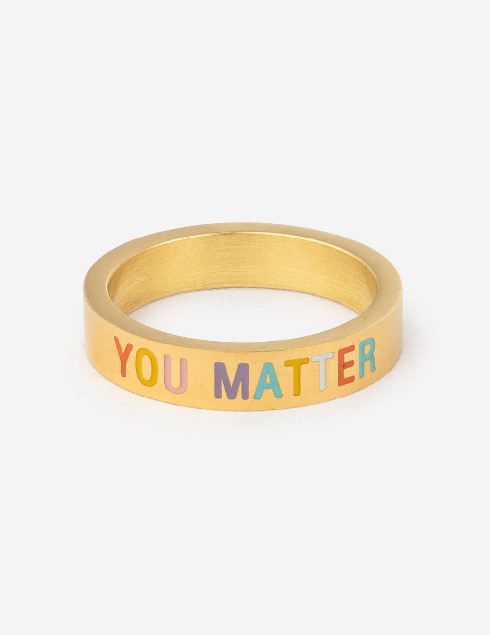 Elevated Faith Gold You Matter Ring — main product shot
