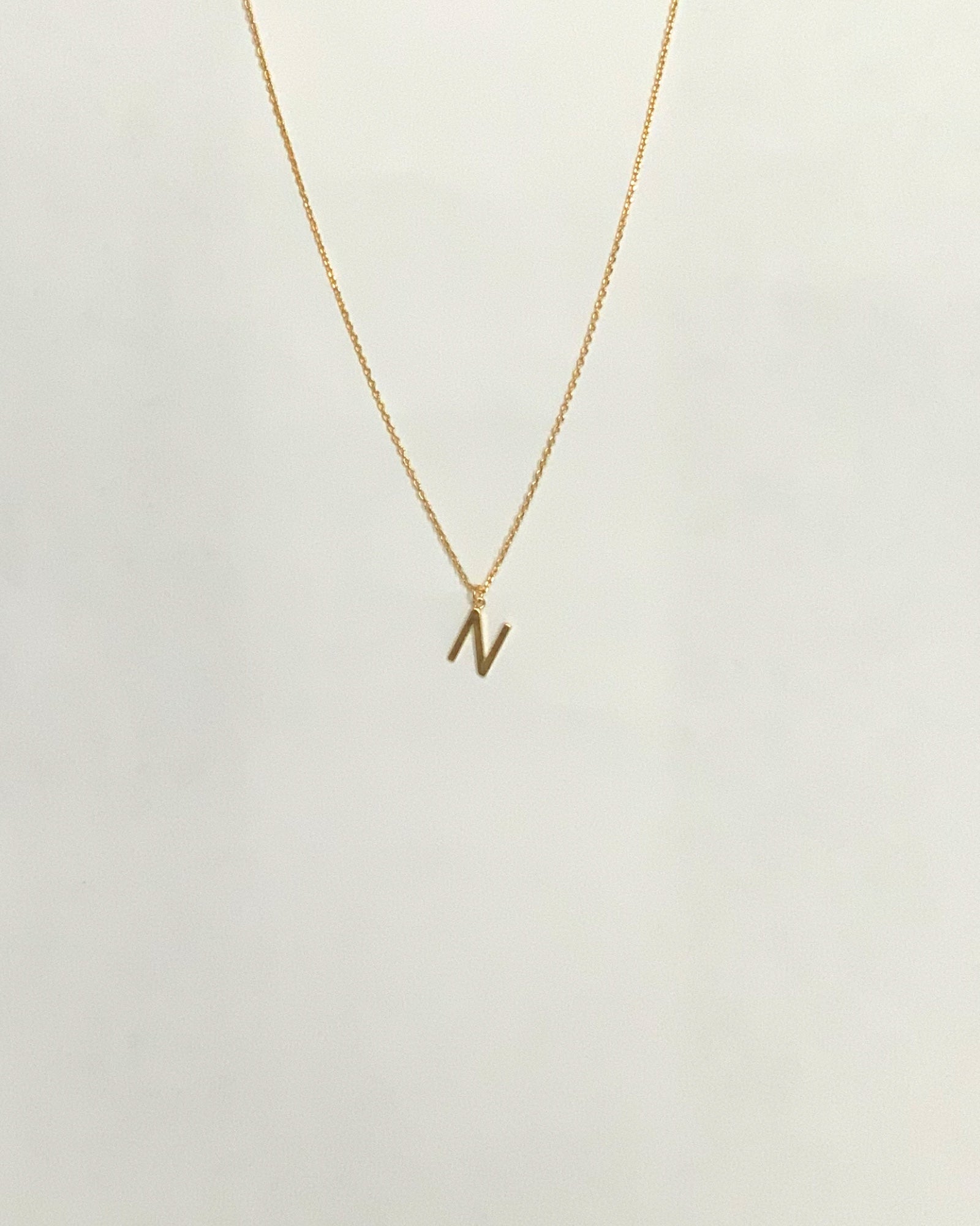 KADOU BOUTIQUE Letter Pendent Necklace — feature highlight