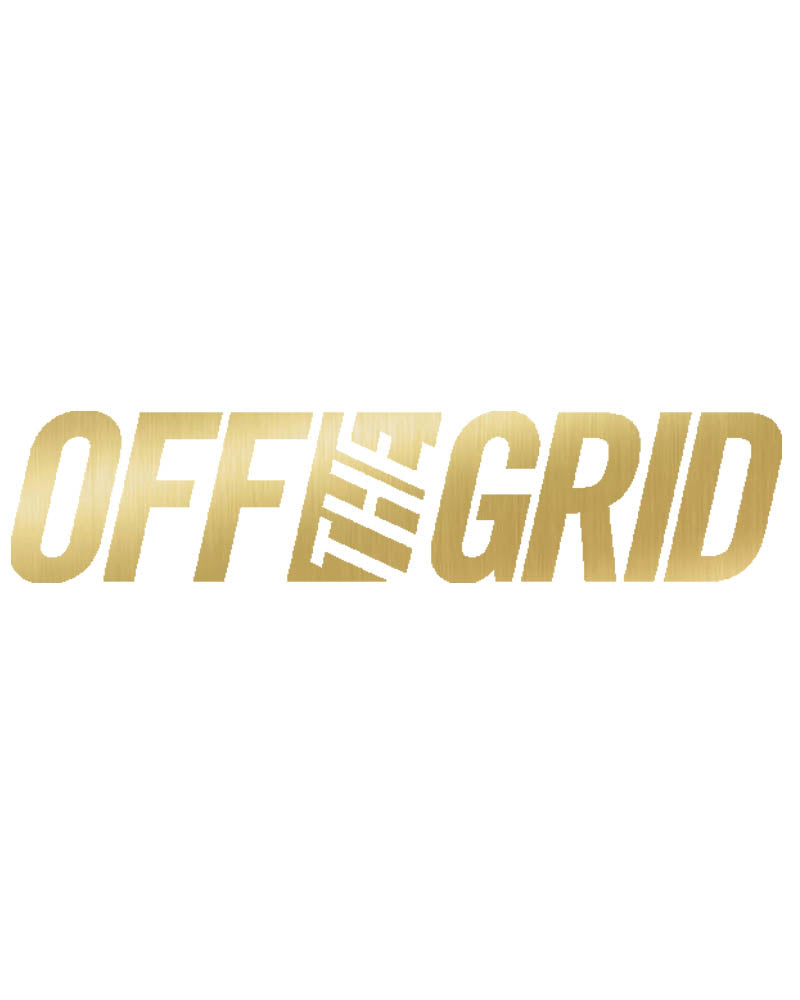 Off The Grid Surplus OFF THE GRID Solid Logo Decal - 7 Colors — packaging