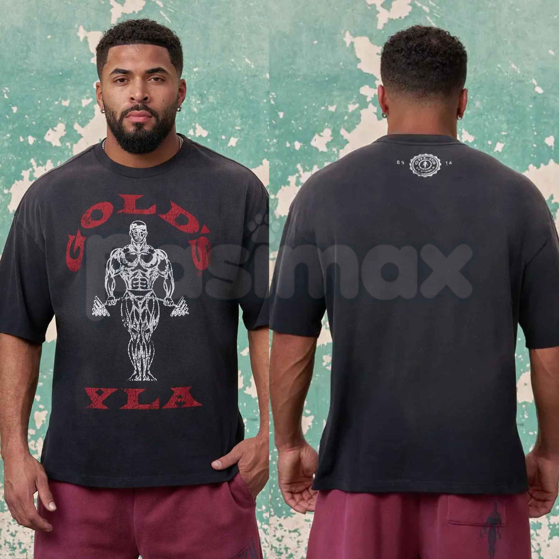 Gold's Iron Legacy Icon Tees – Vintage Bodybuilding Gym Graphic T-Shirt, Retro Powerlifting Fitness Unisex Heavy Weight Apparel