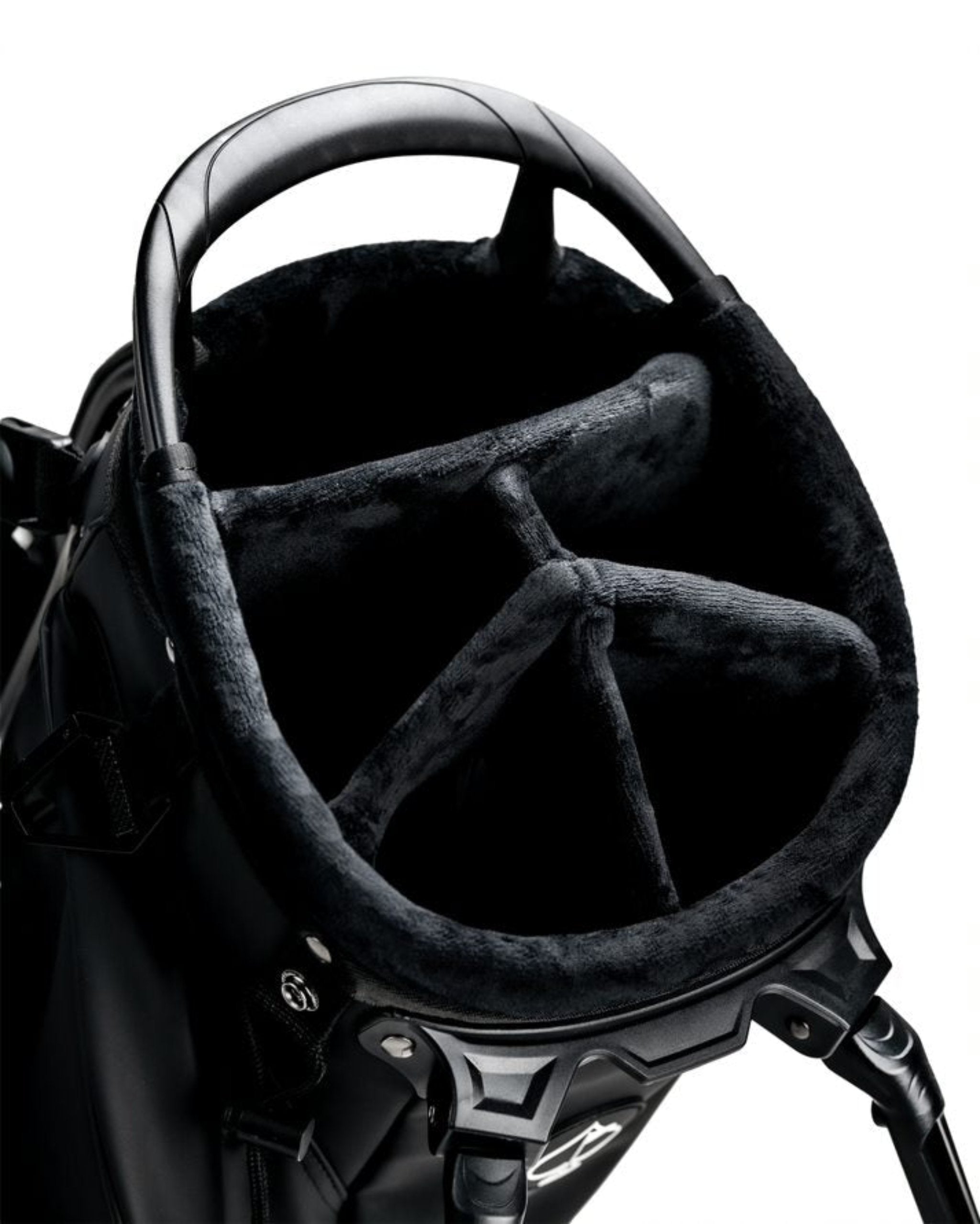 Pins and Aces Player Preferred™ Golf Bag - Obsidian — product on model