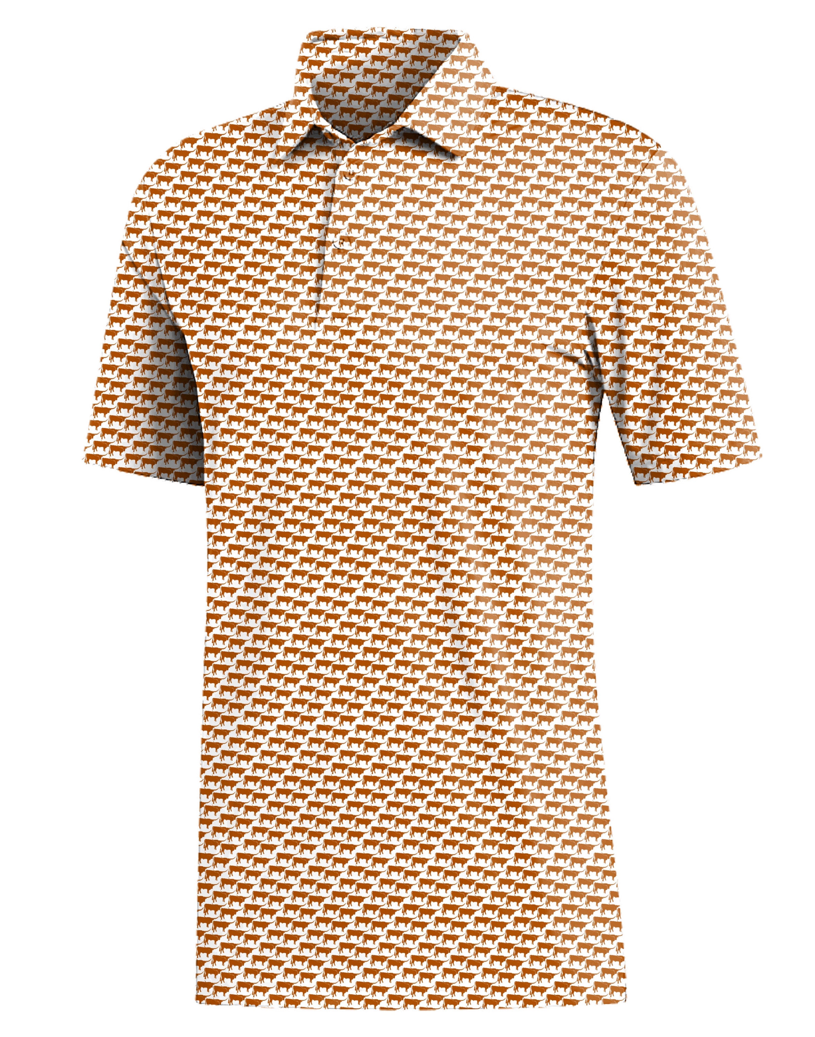 American Duke Apparel Company The Herd of Longhorns Polo — main product shot