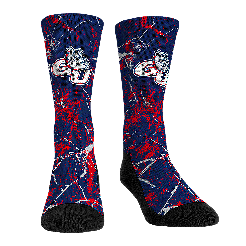 Rock 'Em Socks Rock 'Em Socks Gonzaga Bulldogs - Cracked Marble — main product shot