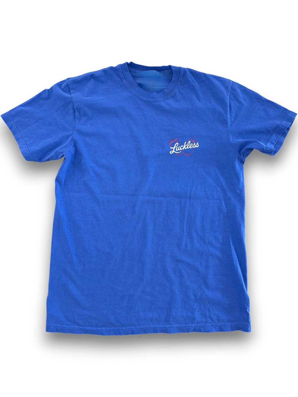Luckless Outfitters Good Vibes & Tall Boys Tee — back view