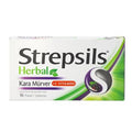 Strepsils Herbal Elderberry + Vitamin C Lozenges: Natural Sore Throat Relief & Immune Support - 16 Pastilles