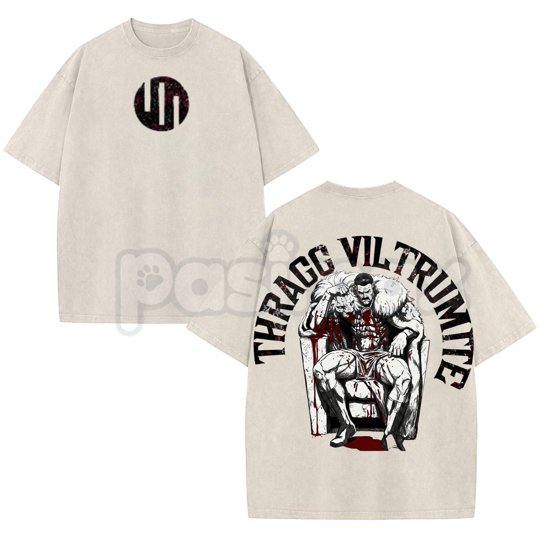 Grand Regent Thragg Graphic T-Shirt – Invincible Comic Vintage Washed Tee, Heavyweight Oversized Viltrumite Empire Streetwear