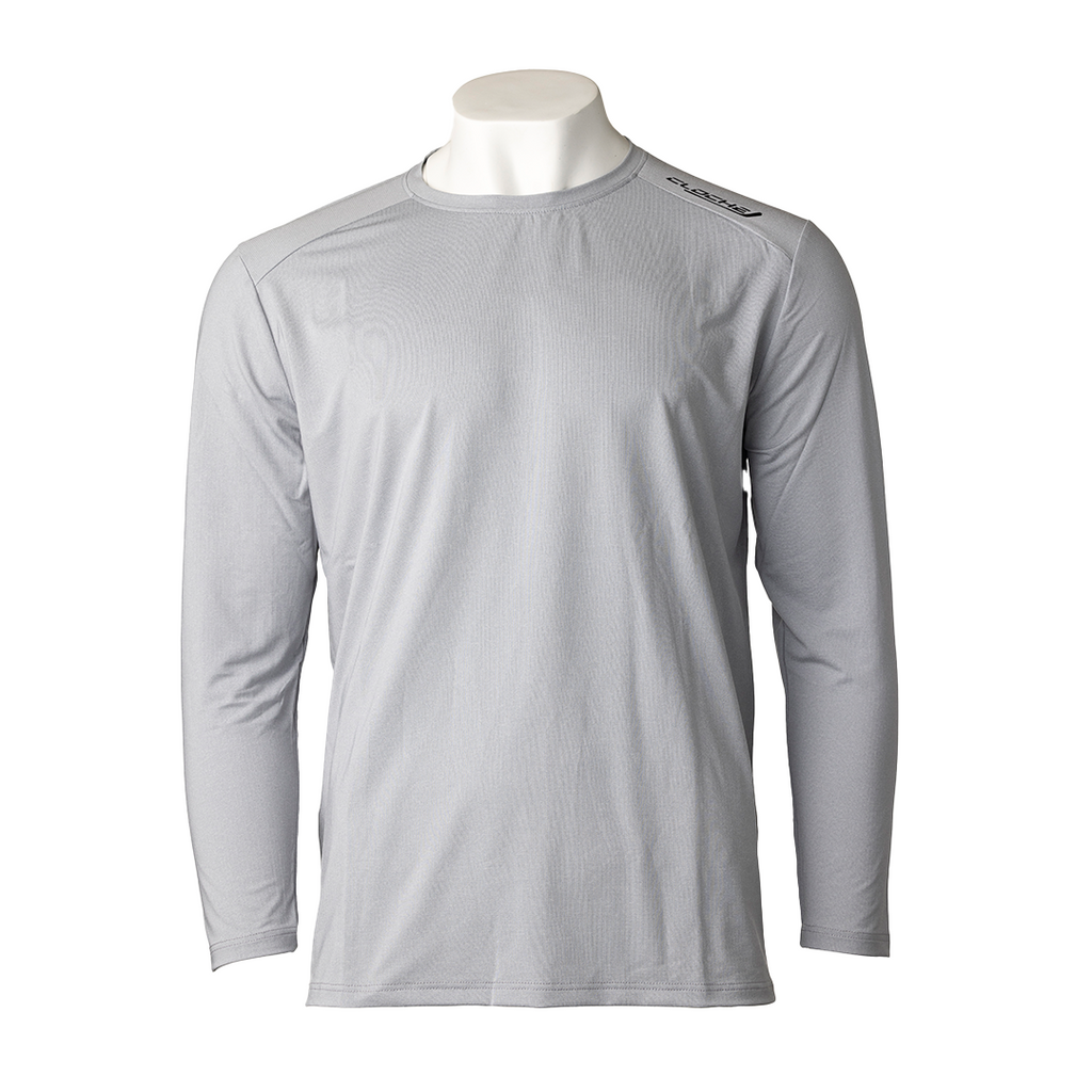 Cloche Hockey Vantage Performance Long-Sleeve Shirt — flat-lock seam close-up