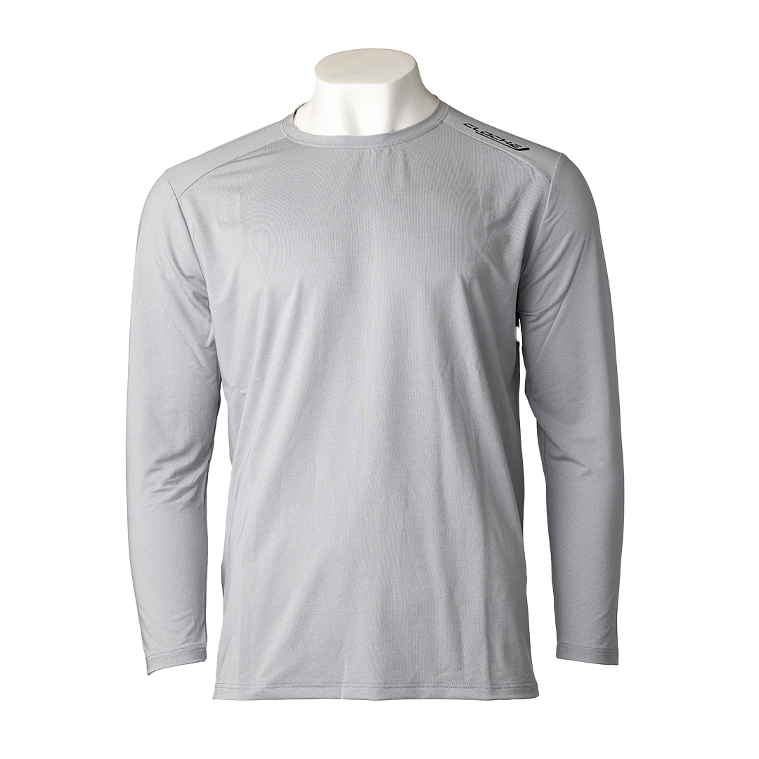 Cloche Hockey Vantage Performance Long-Sleeve Shirt — flat-lock seam close-up