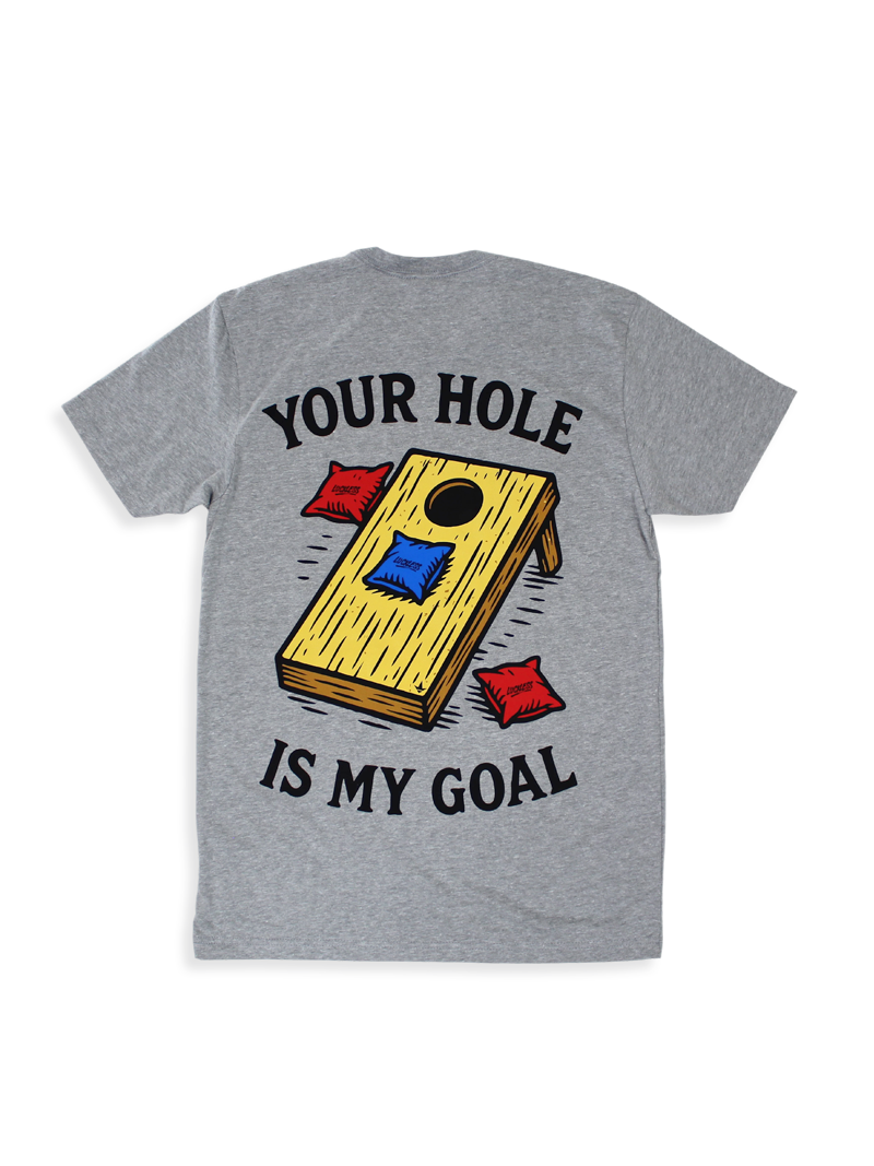 Luckless Outfitters Your Hole is My Goal Tee — main product shot