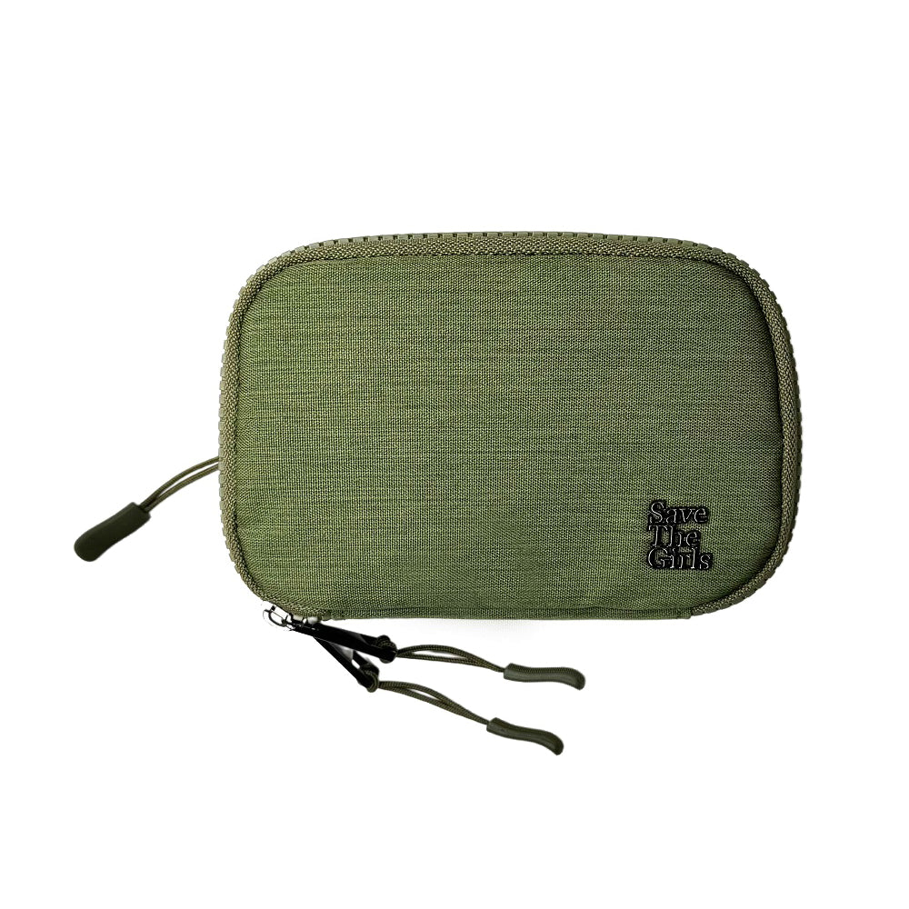 SaveTheGirls Active Recycled RFID Double Pouch — color detail