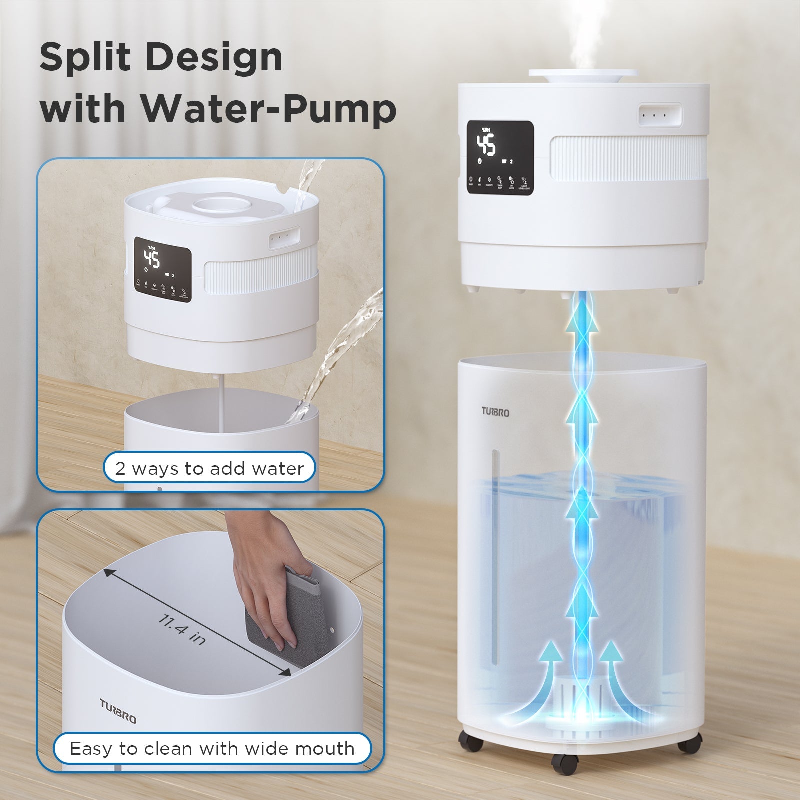 Greenland 5.3Gal WiFi Commercial Humidifier – TURBRO, view 7