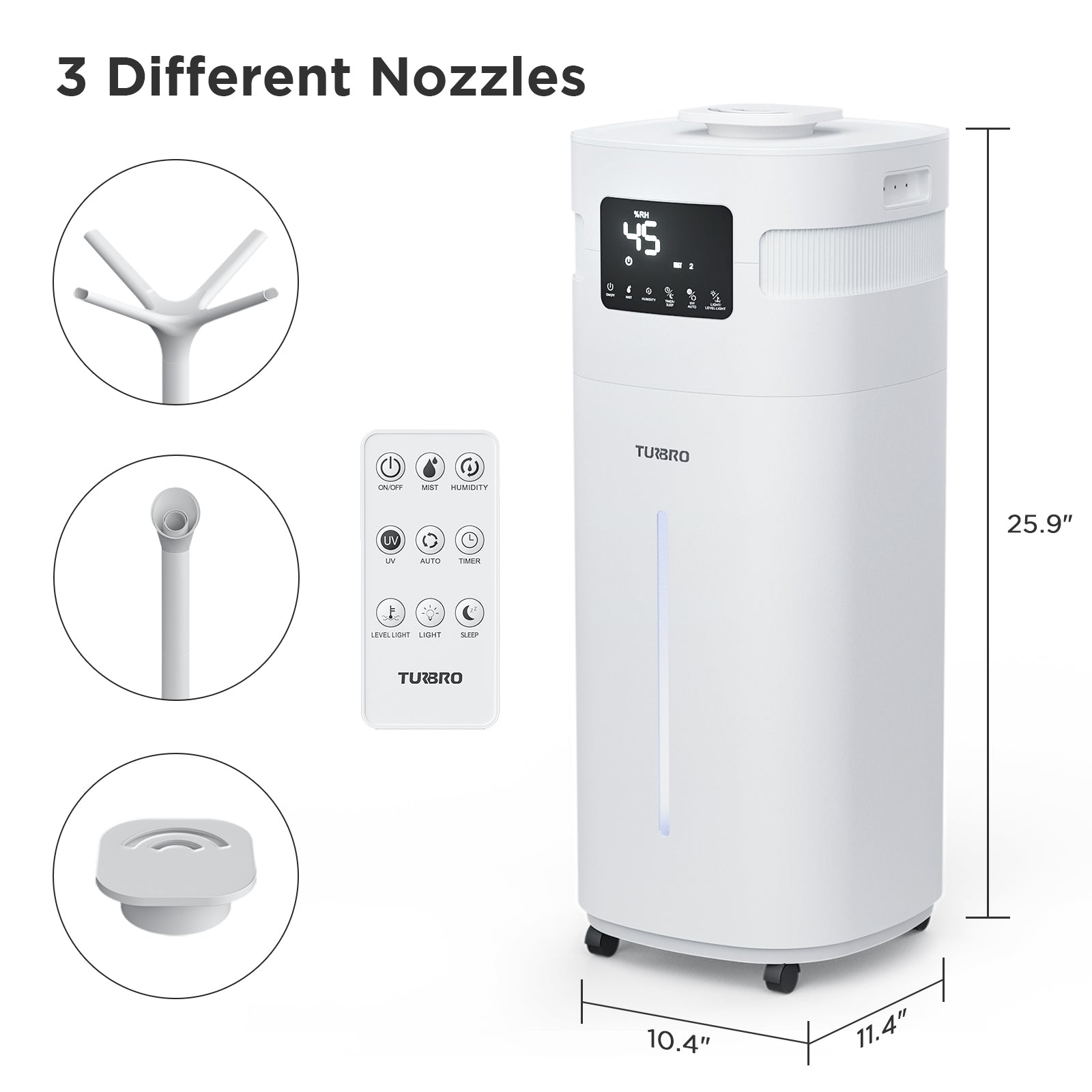 Greenland 5.3Gal WiFi Commercial Humidifier – TURBRO, view 4