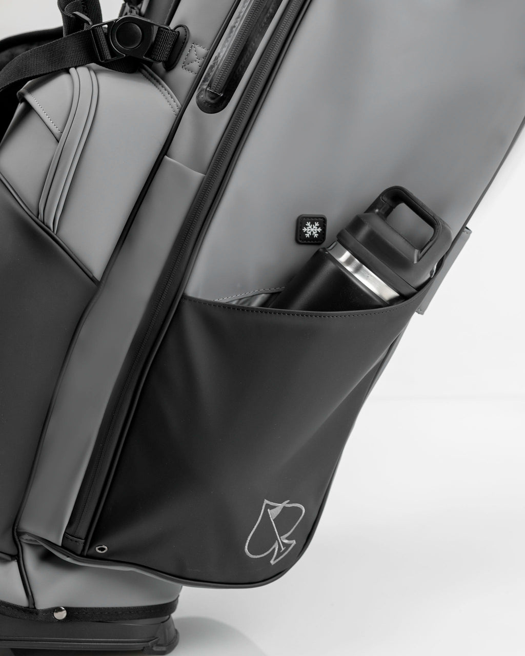 Pins and Aces Player Preferred™ Golf Bag - Flat Ash — fabric or material detail