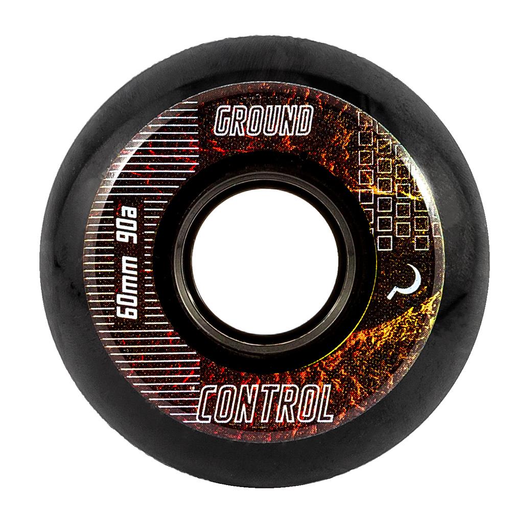 Ground Control CM EarthCity Wheels 60mm 90A - Black (Set of 4)