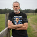 "Grumpy Old Man Club" Honorary Member T-Shirt – Funny Sarcastic Graphic Tee, Premium 100% Cotton Telling It Like It Is Top, Soft Lived-In Heavyweight Grumpy Dad Shirt, Made in USA
