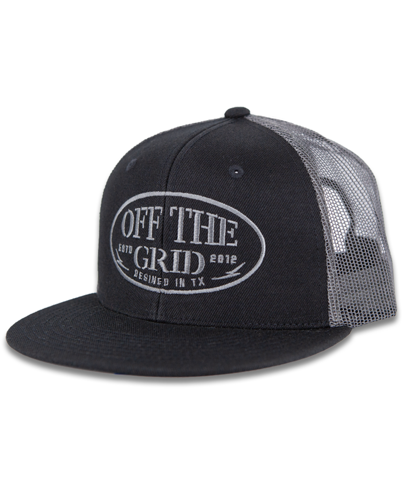 Off The Grid Surplus Grunge Snapback Hat — side view