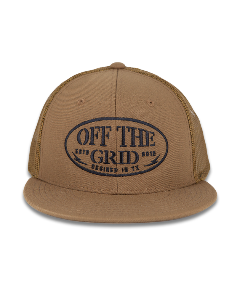 Off The Grid Surplus Grunge Snapback Hat — main product shot