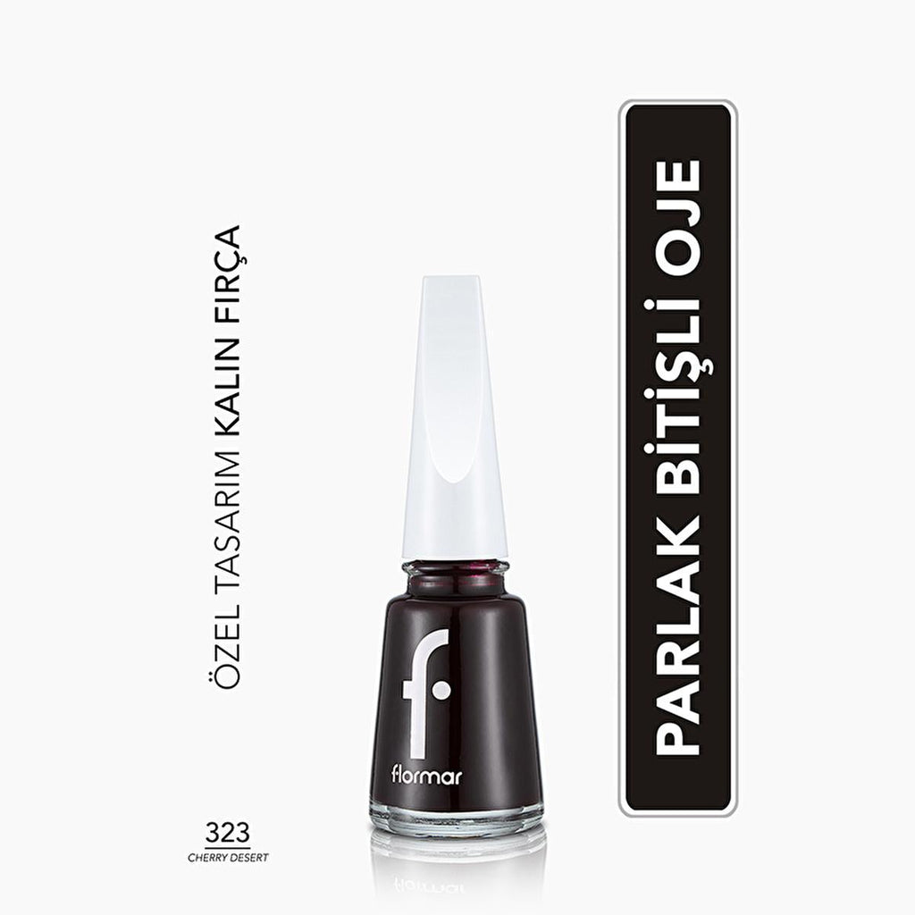 Flormar Nail Enamel: Intense Color & Long-Lasting, Chip-Resistant Formula - Glossy, Highly Pigmented Nail Polish for Stunning Manicures