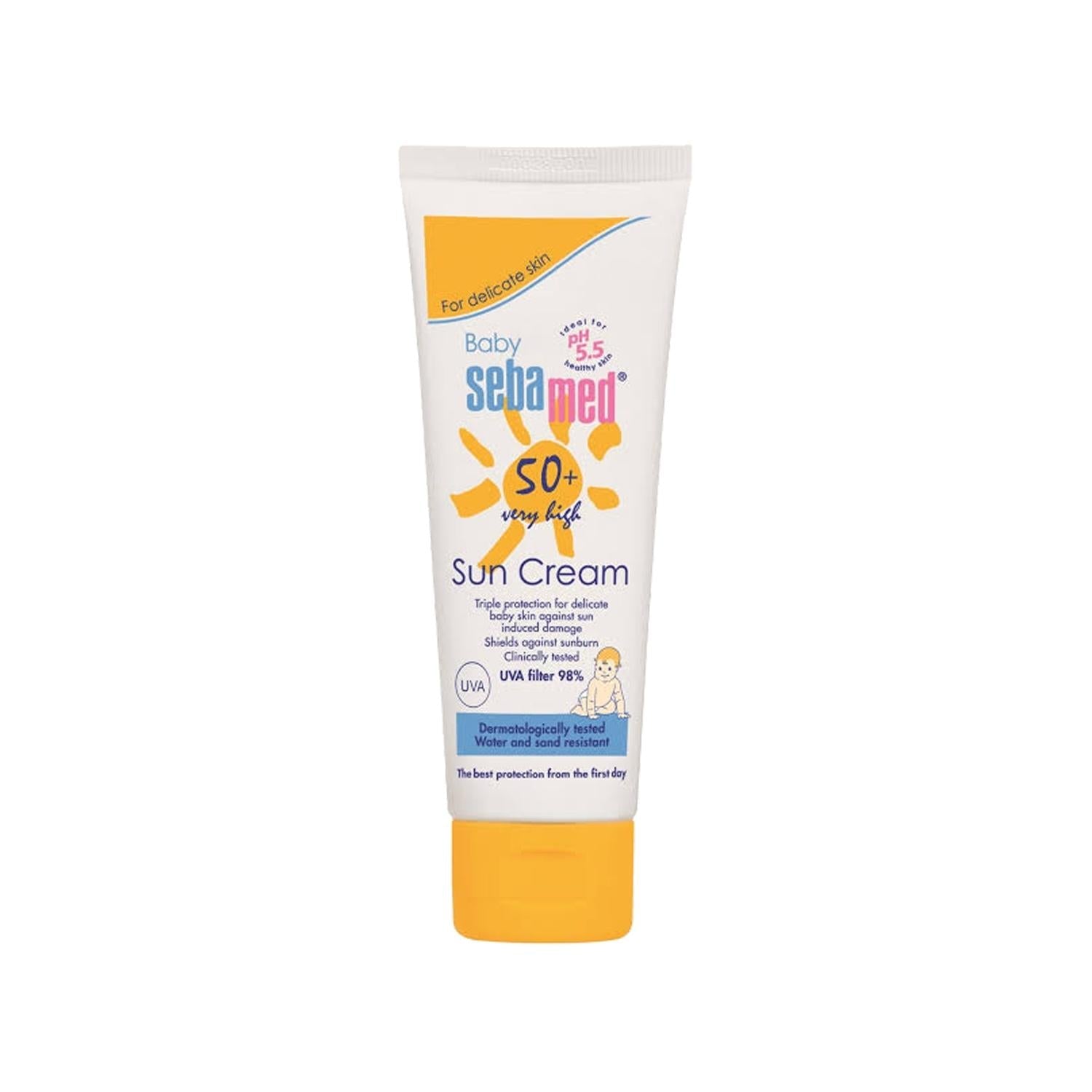 Sebamed Baby Sunscreen Lotion SPF50 - Gentle, Multi-Purpose Protection for Infants - 75ml