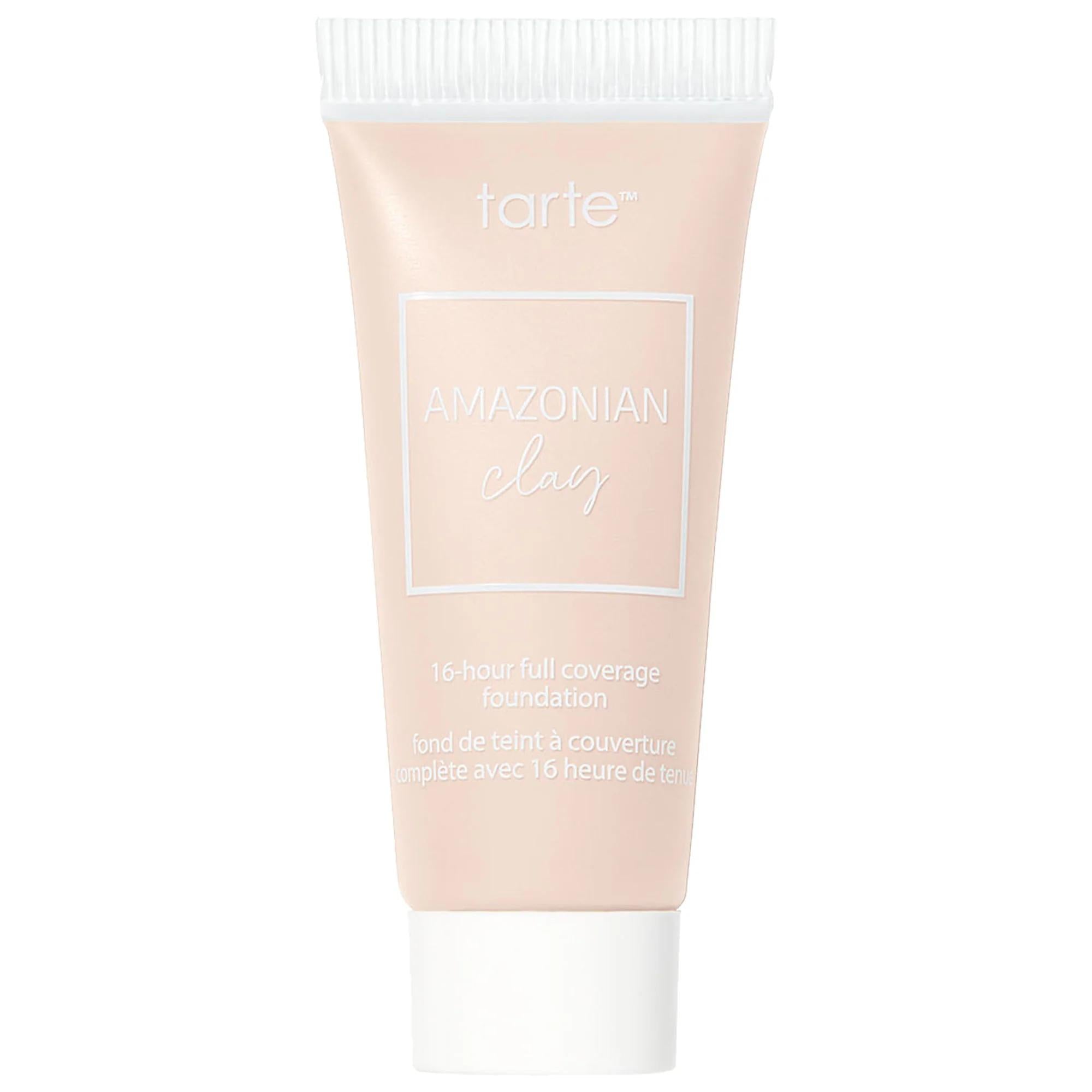 Mini Amazonian Clay 16-Hour Full Coverage Foundation - Long Lasting, Vegan, Cruelty-Free Makeup