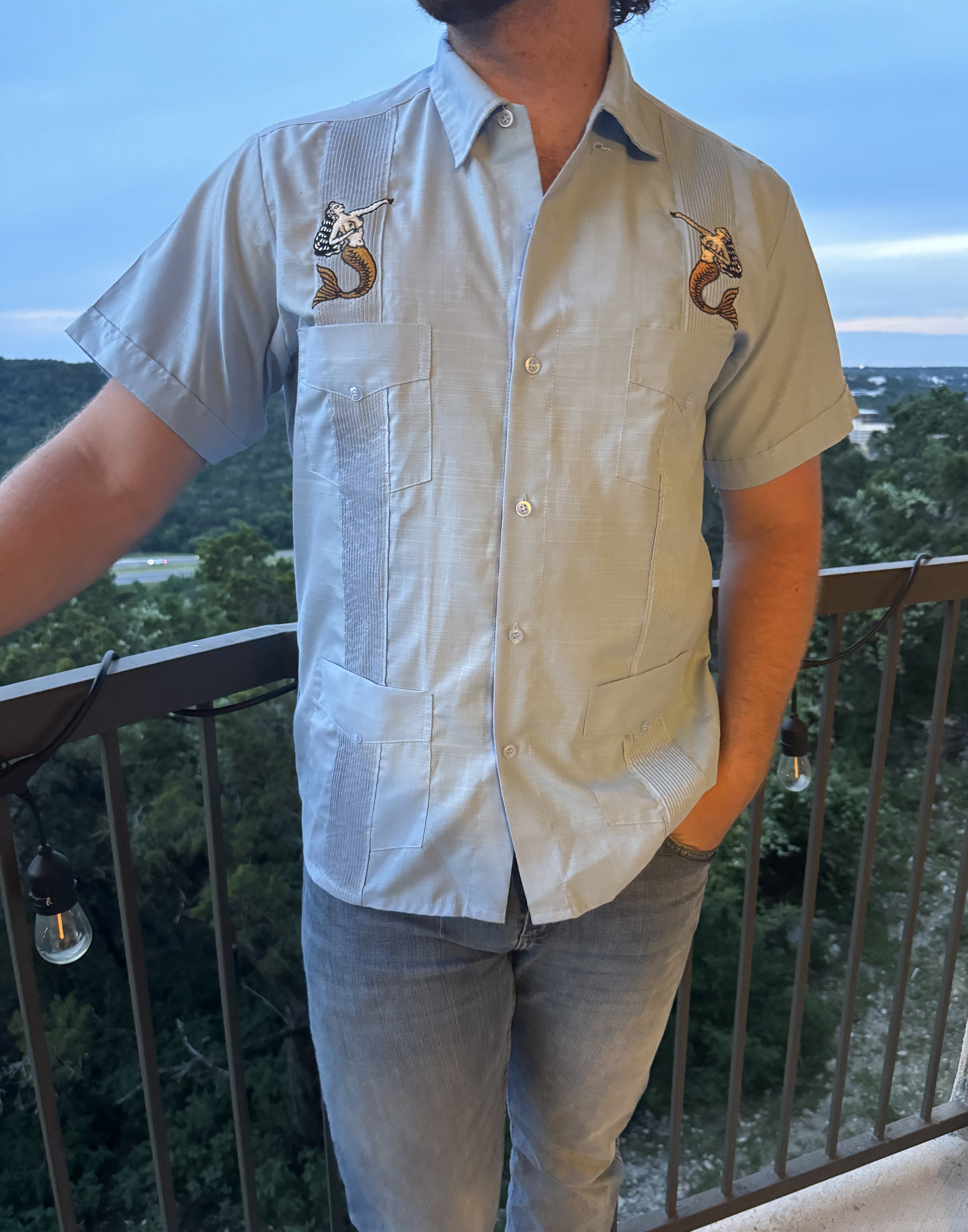 American Duke Apparel Company Guayabera - Sirens — main product shot