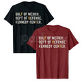 Pasimax Gulf of Mexico Dept of Defense T-Shirt - Kennedy Center Graphic Tee, Esoteric Government Agency Apparel, Niche Milita