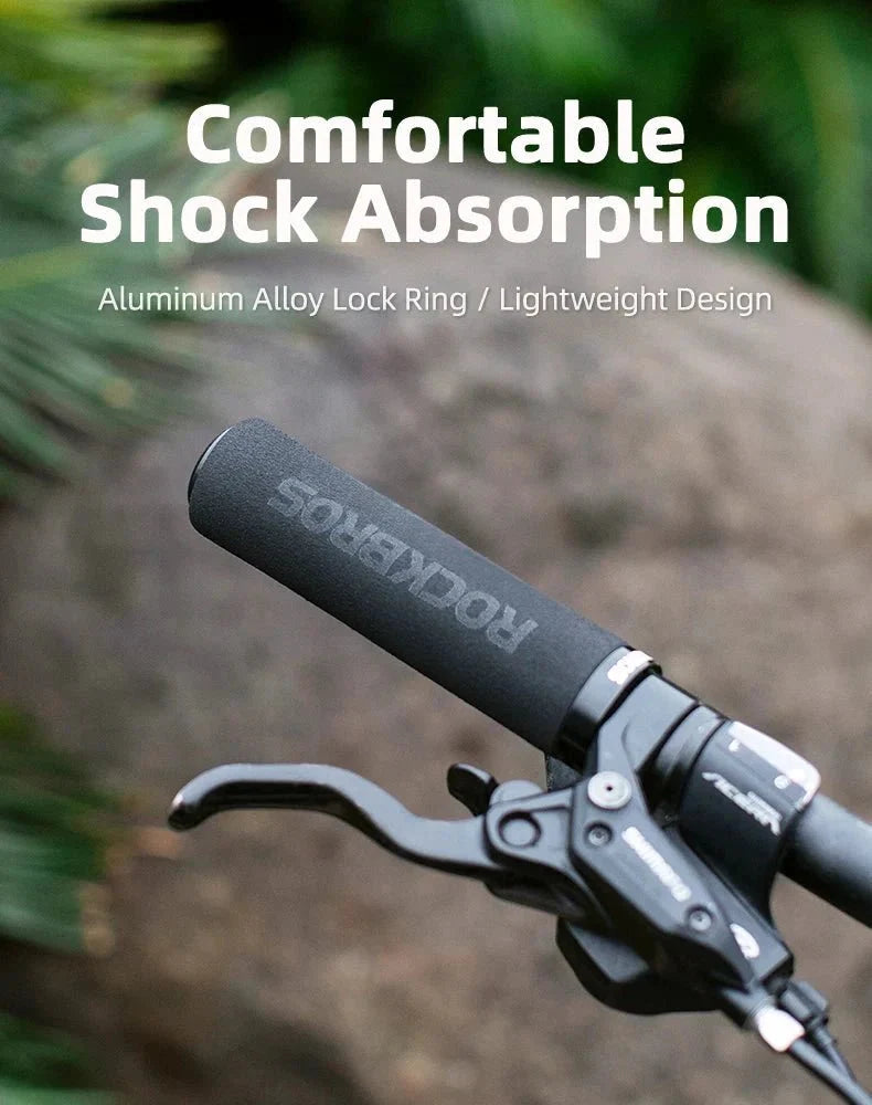 ROCKBROS Cycling Grips: Boost Ride Comfort & Control!