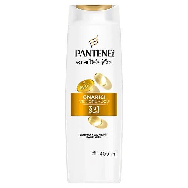 Pantene 3in1 Repair & Protect Shampoo: Damage Repair, Colorant & Mineral Oil Free - Cleanses, Detangles, Conditions for Healthy Hair