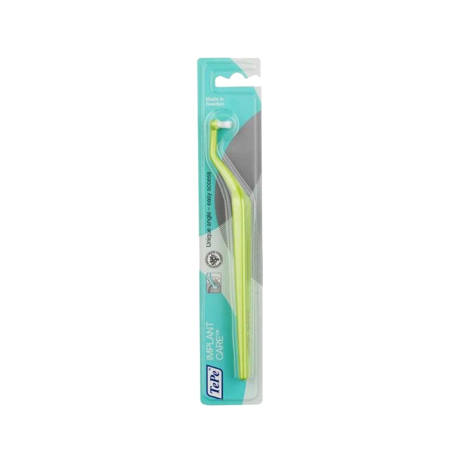 TePe Specialized Toothbrush for Implants - Implant Care Toothbrush for Adults with Enhanced Accessibility