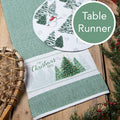 KADOU BOUTIQUE EVERGREEN FOREVER TABLE RUNNER — main product shot