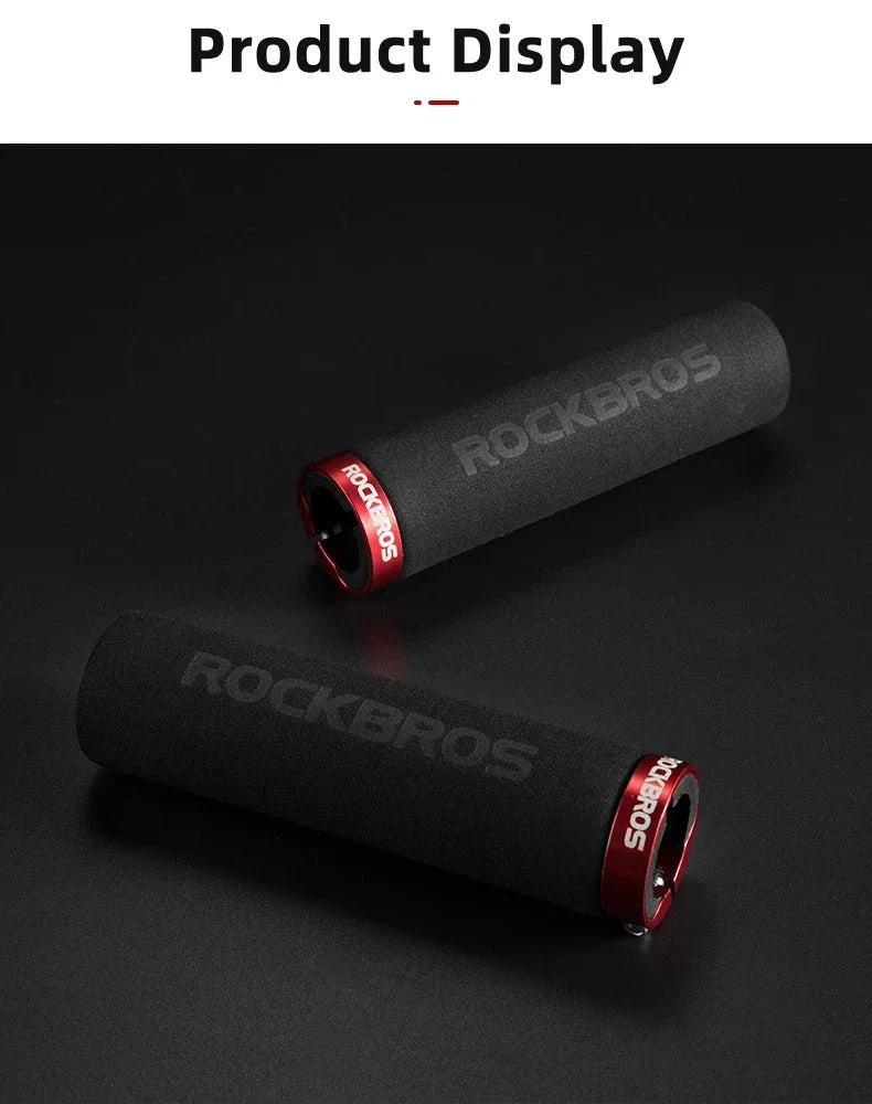 ROCKBROS Cycling Grips: Boost Ride Comfort & Control!