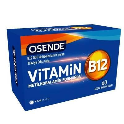 Osende Methylcobalamin B12: Fast-Absorbing Sublingual Tablets for Energy - 60 Orally Dissolving Strawberry Mint Tablets