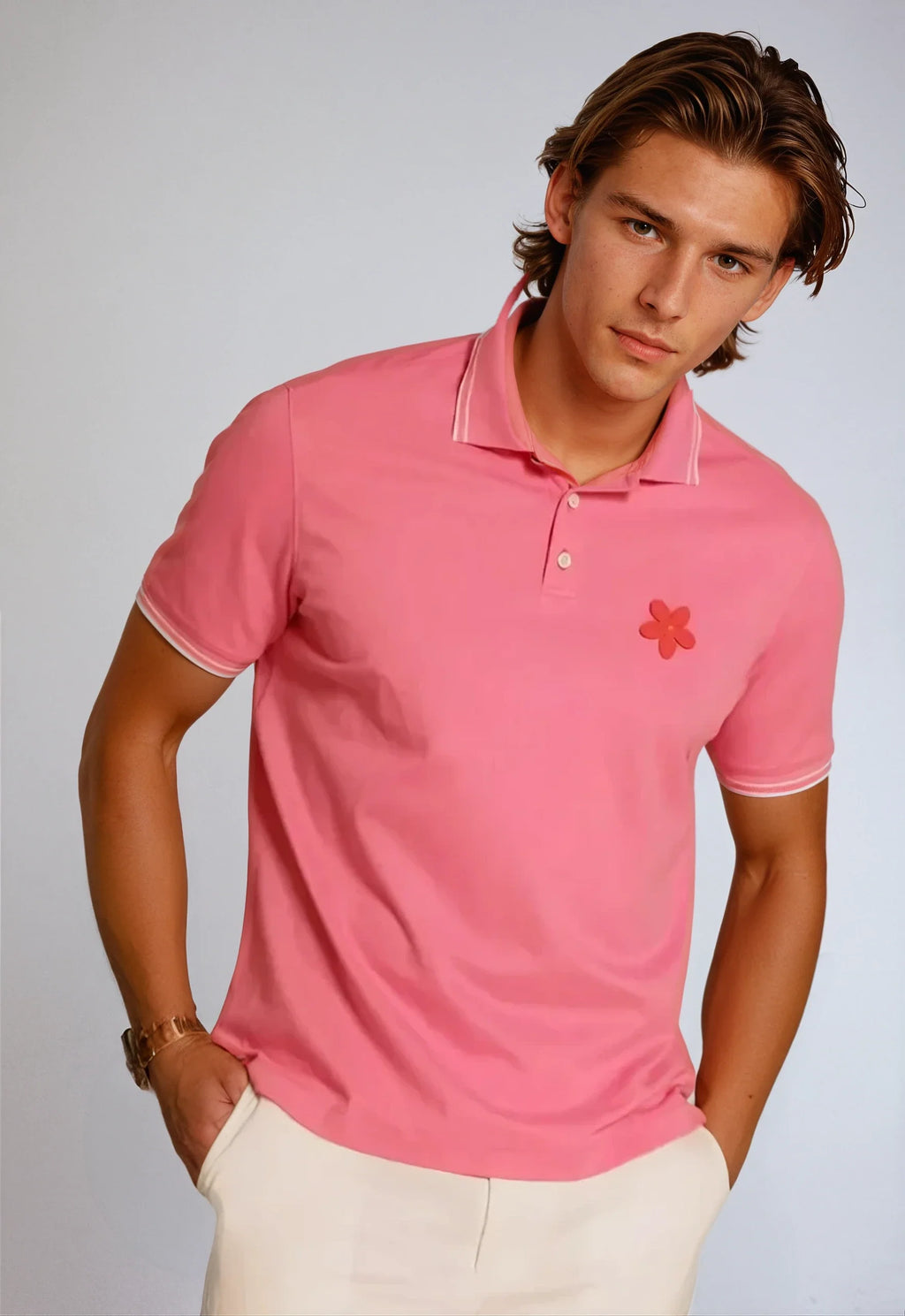 Buki Happy Polo Shirt - Sunrise — main product shot