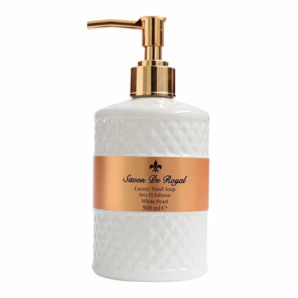 Savon De Royal Vegan Liquid Hand Soap with Musk and Vanilla Fragrance - Moisturizing, pH Balanced, 16.91 fl oz