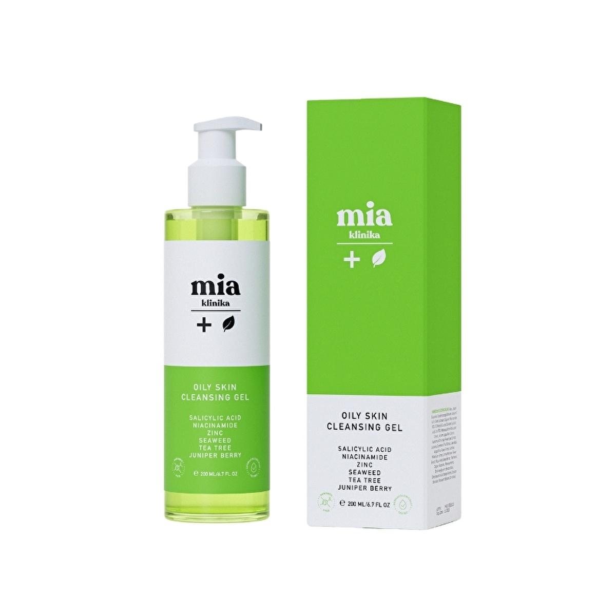Mia Klinika Face Wash Gel for Oily and Acne-Prone Skin - Gentle, Effective Cleanser for Minimizing Pores and Blackheads