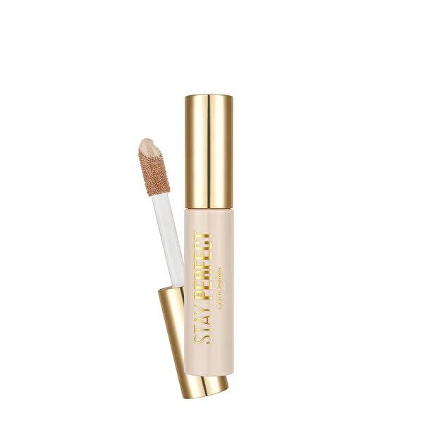 Flormar Stay Perfect Concealer: High Pigment, 24H Wear, Semi-Matte Finish - Camouflage Dark Circles & Blemishes