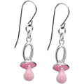 BodyCandy Light Pink Pacifier Earrings — main product shot