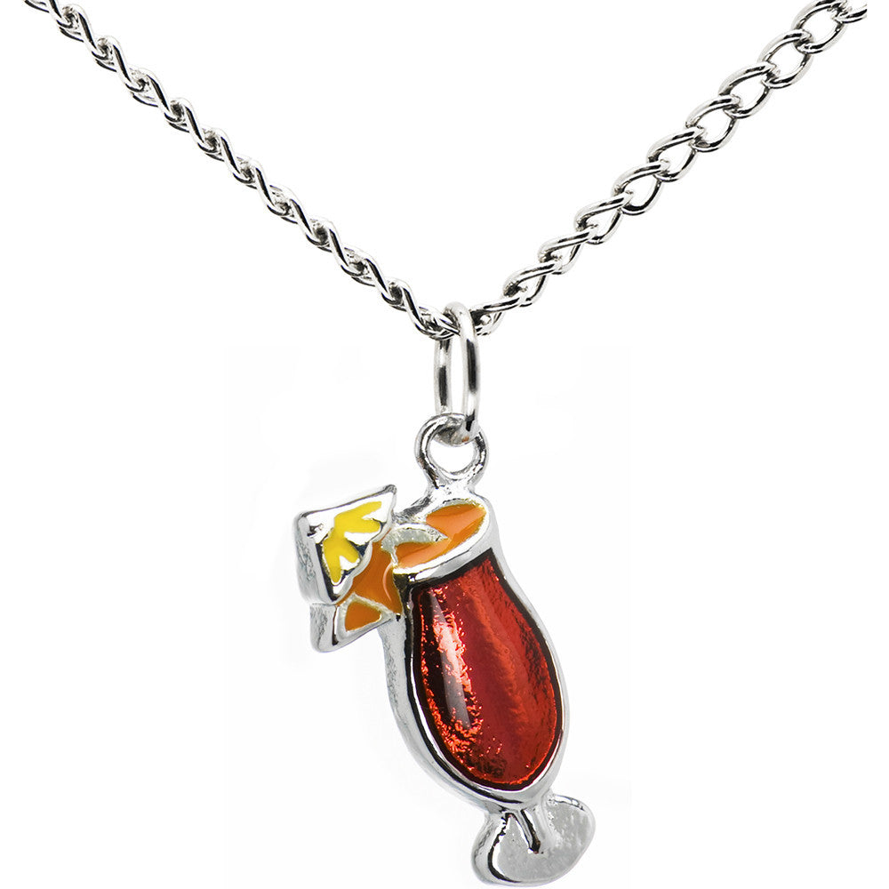 BodyCandy Red Tropical Drink Necklace — main product shot