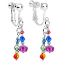 BodyCandy Handcrafted Glistening Crystal Clip Earrings — main product shot