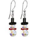 BodyCandy Handcrafted Snowman Earrings Created with Crystals — main product shot