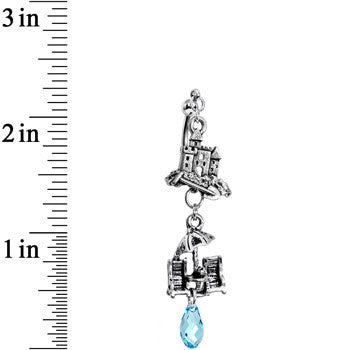 BodyCandy Beachy Keen Double Mount Belly Ring Created with Crystals — lifestyle context