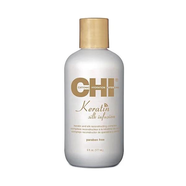 CHI Keratin Silk Infusion Hair Serum: Repair Damaged Hair, Smooth Frizz, Prevent Breakage - Keratin Treatment for Strong, Shiny Hair