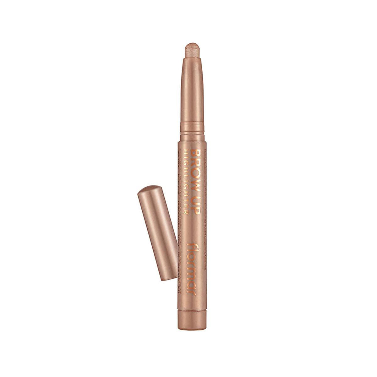 Flormar Brow Up Champagne Eyebrow Highlighter Pencil - Lift & Illuminate, Long-Lasting Shimmer, Soft Texture