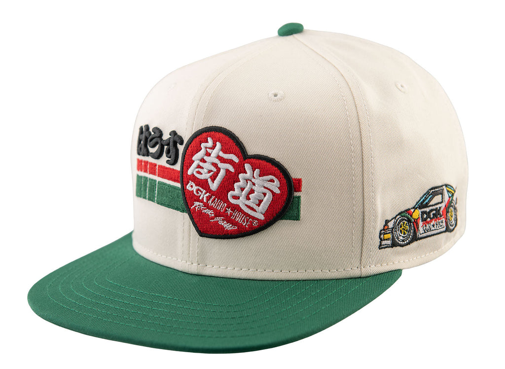 DGK x Kaido House Raceway Snapback Hat - Natural