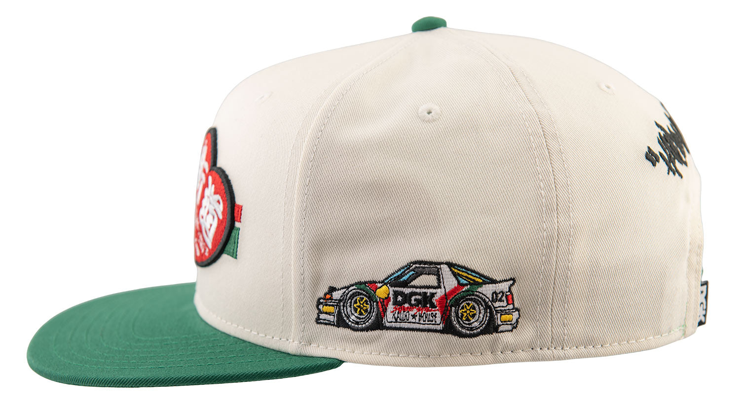 DGK x Kaido House Raceway Snapback Hat - Natural