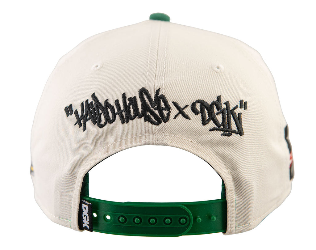 DGK x Kaido House Raceway Snapback Hat - Natural